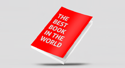 Capa Livro Retangular Mockup - PSD editável